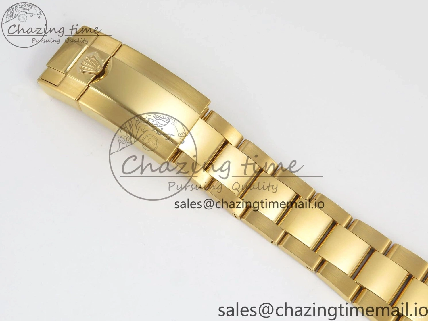 Bezel YG Crystals MPF SA4801 Skeleton Bracelet Custom 40mm Modded Green Dial Daytona on 0427